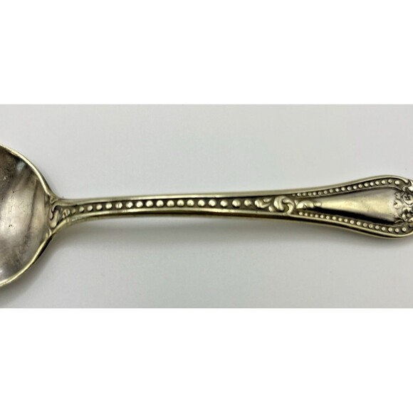 International Silver Antique Dunraven Silverplate Serving Spoon 120 DWT - Picture 2 of 7
